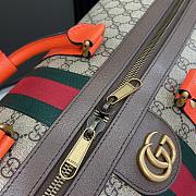 Gucci Savoy Medium Duffle Bag Orange Size 52 x 30 x 29 cm - 2