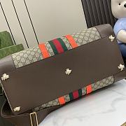 Gucci Savoy Medium Duffle Bag Orange Size 52 x 30 x 29 cm - 4