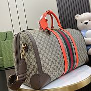 Gucci Savoy Medium Duffle Bag Orange Size 52 x 30 x 29 cm - 5