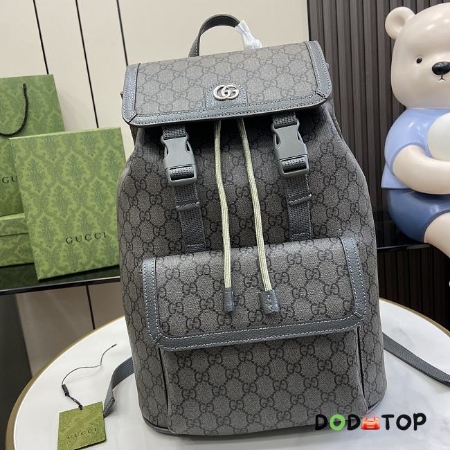 Gucci Ophidia Small GG Backpack Grey Size 29 x 40.5 x 13.5 cm - 1