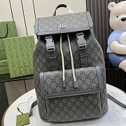 Gucci Ophidia Small GG Backpack Grey Size 29 x 40.5 x 13.5 cm - 1