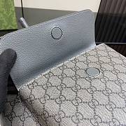 Gucci Ophidia Small GG Backpack Grey Size 29 x 40.5 x 13.5 cm - 6