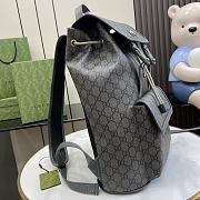 Gucci Ophidia Small GG Backpack Grey Size 29 x 40.5 x 13.5 cm - 4