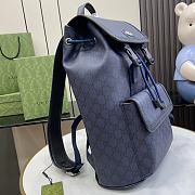 Gucci Ophidia Small GG Backpack Blue Size 29 x 40.5 x 13.5 cm - 5