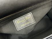 Dior Medium Lady D-Lite Bag Black Cannage Tweed Size 20 x 16.5 x 8 cm - 6