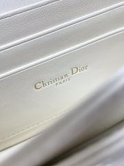 Dior Miss Dior Top Handle Bag White Size 21 x 11.5 x 4.5 cm - 5