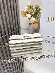 Dior Miss Dior Top Handle Bag White Size 21 x 11.5 x 4.5 cm - 3