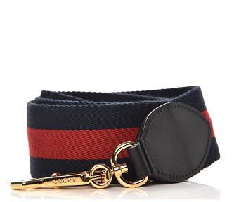 Gucci Red/Navy Blue Strap