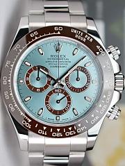 Rolex 40mm Platinum Daytona Ice Blue Dial Ceramic Bezel  - 1