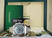 Rolex 40mm Platinum Daytona Ice Blue Dial Ceramic Bezel  - 2