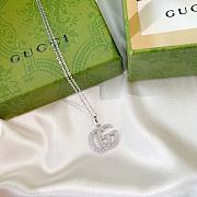 Gucci White Gold Diamond Necklace - 3