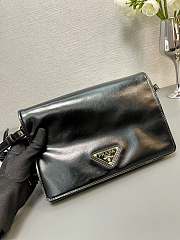 Prada Brushed Leather Black Size 23 x 15 x 8.5 cm - 5