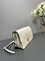 Prada Brushed Leather White Size 23 x 15 x 8.5 cm - 4