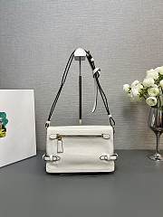 Prada Brushed Leather White Size 23 x 15 x 8.5 cm - 3