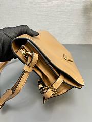 Prada Brushed Leather Brown Size 23 x 15 x 8.5 cm - 4