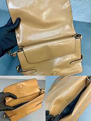 Prada Brushed Leather Brown Size 23 x 15 x 8.5 cm - 2