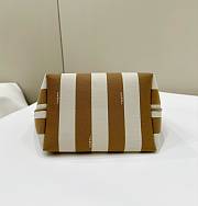  Fendi Meidum Roll Tote Bag Size 22 x 14 x 18 cm - 5