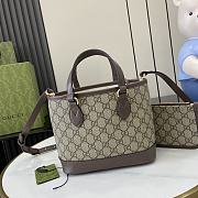 Gucci Ophidia Mini Tote Bag Beige Brown Size 22 x 18 x 11 cm - 5