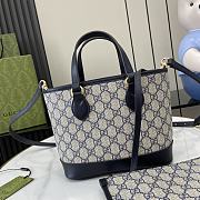 Gucci Ophidia Mini Tote Bag Blue Size 22 x 18 x 11 cm - 2