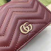 Gucci GG Marmont Card Case Wallet Size 11 x 8.5 x 3 cm - 4