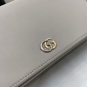 Gucci GG Marmont Chain Wallet Grey Size 12.5 x 21 x 4 cm - 3