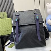 Gucci GG Crystal Backpack In Black Canvas Size 31 x 41 x 13.5 cm - 1