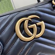 Gucci GG Marmont Medium Handbag Black Size 35.5 x 16.5 x 7 cm - 3