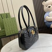 Gucci GG Marmont Small Handbag Black Size 25.5 x 15.5 x 6.5 cm - 3