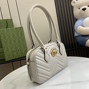 Gucci GG Marmont Small Handbag White Size 25.5 x 15.5 x 6.5 cm - 6