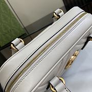 Gucci GG Marmont Small Handbag White Size 25.5 x 15.5 x 6.5 cm - 3