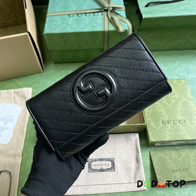 ️Gucci Blondie Long Wallet Black Size 11 x 19 x 3.5 cm - 1