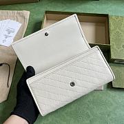 ️Gucci Blondie Long Wallet White Size 11 x 19 x 3.5 cm - 4