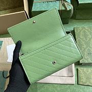 ️Gucci Blondie Long Wallet Green Size 11 x 19 x 3.5 cm - 4