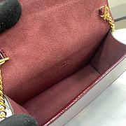 Gucci Dionysus Super Mini Handbag Burgundy Size 17.5 x 11 x 6.5 cm - 5