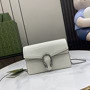 Gucci Dionysus Super Mini Handbag White Size 17.5 x 11 x 6.5 cm - 1