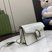 Gucci Dionysus Super Mini Handbag White Size 17.5 x 11 x 6.5 cm - 6