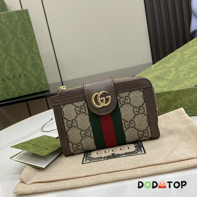 Gucci Ophidia GG Full Zip Wallet Size 13 x 8.5 x 2 cm - 1