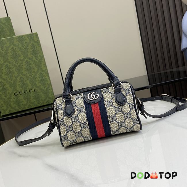 Gucci Ophidia Mini Handbag Blue Size 16.5 x 11 x 9 cm - 1