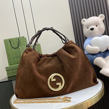 Gucci Blondie Large Tote Bag Brown Size 52 x 35 x 9 cm