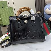 Gucci Diana Bamboo Small Black Handbag Size 27 x 24 x 11 cm - 1