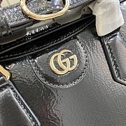 Gucci Diana Bamboo Small Black Handbag Size 27 x 24 x 11 cm - 3