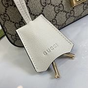 Gucci Padlock Small Shoulder Bag White Size 27 x 14 x 6 cm - 3