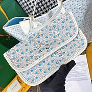 Goyard Claire Voie Blue White Size 57 cm - 6