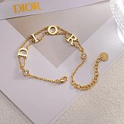 Dior Bracelet Gold-Finish Metal and Silver-Tone Crystals - 2