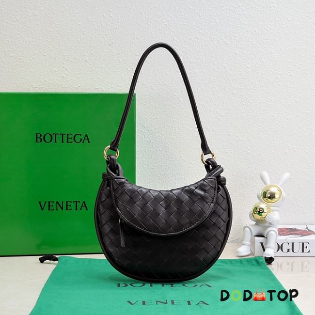 Bottega Veneta Gemelli Shoulder Bag Dark Brown Size 24.5 x 19 x 7 cm - 1