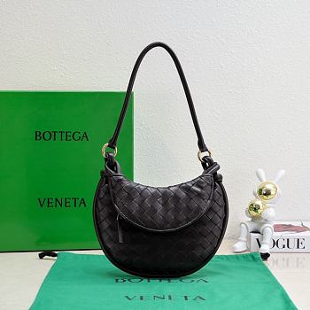 Bottega Veneta Gemelli Shoulder Bag Dark Brown Size 24.5 x 19 x 7 cm