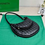 Bottega Veneta Gemelli Shoulder Bag Black Size 24.5 x 19 x 7 cm - 6