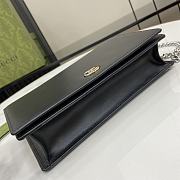 Gucci GG Marmont Chain Wallet Black Size 12.5 x 20 x 4 cm - 6