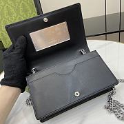 Gucci GG Marmont Chain Wallet Black Size 12.5 x 20 x 4 cm - 5