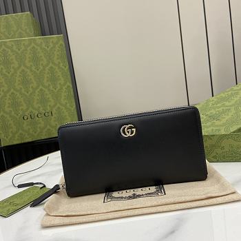 Gucci GG Marmont Wallet Black Size 19 x 10 x 2.5 cm